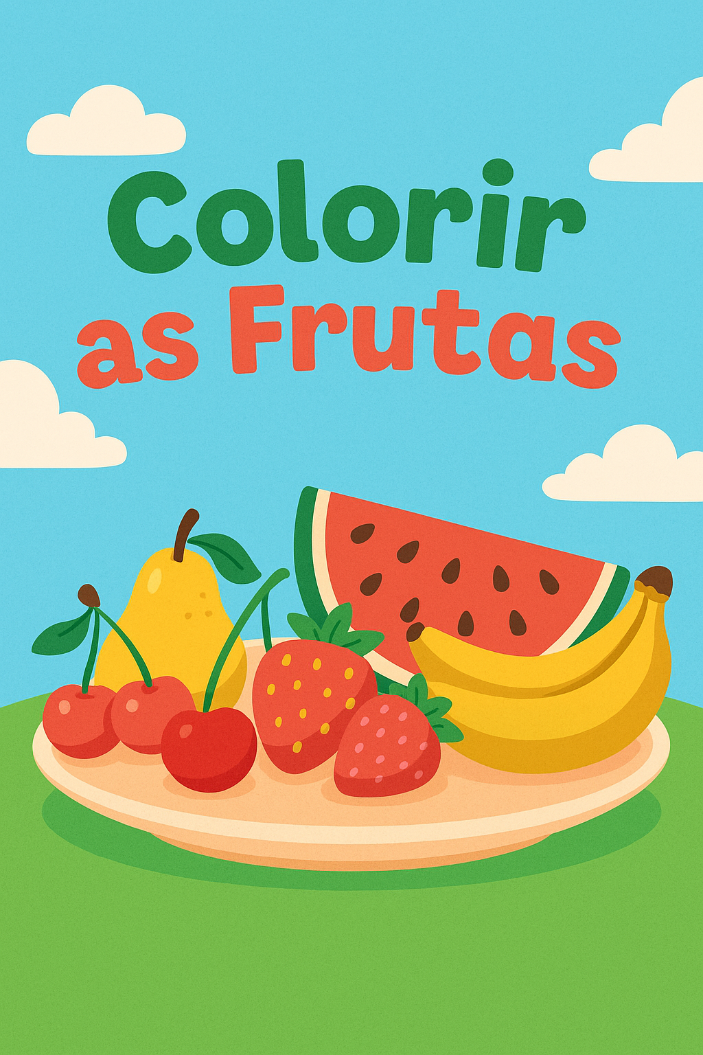 Frutas para Pintar e Divertir