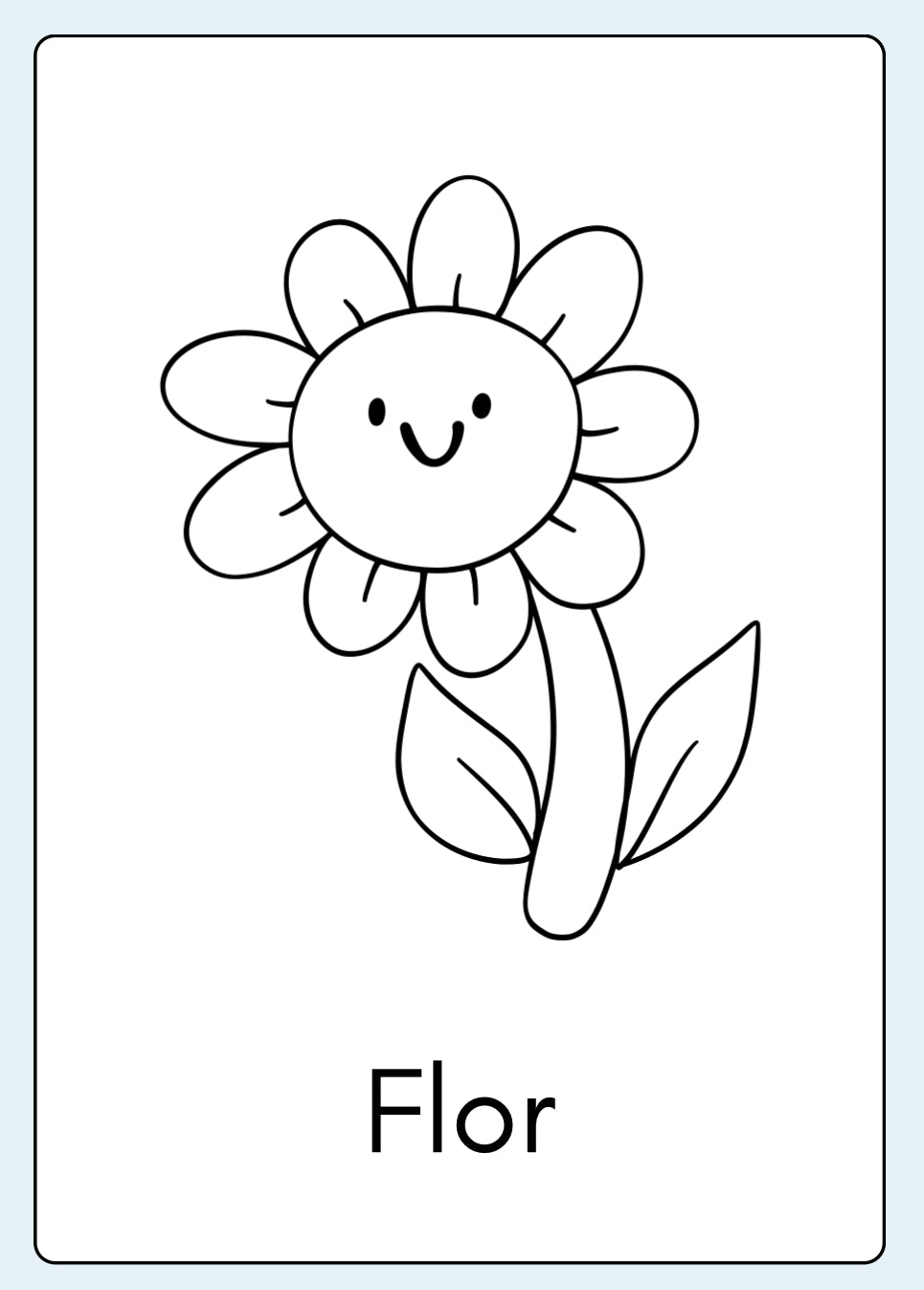 Amiguinhos e Flores para Pintar