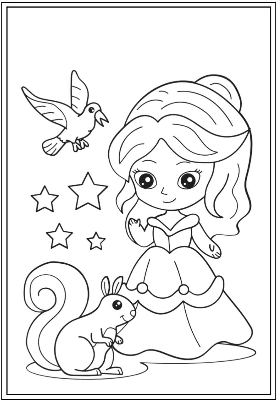 A Magia das Princesas: Pinta e Diverte-te!