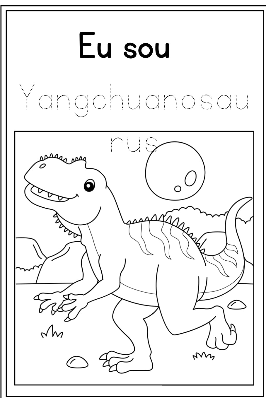 Mundo dos Dinossauros – Livro de Colorir