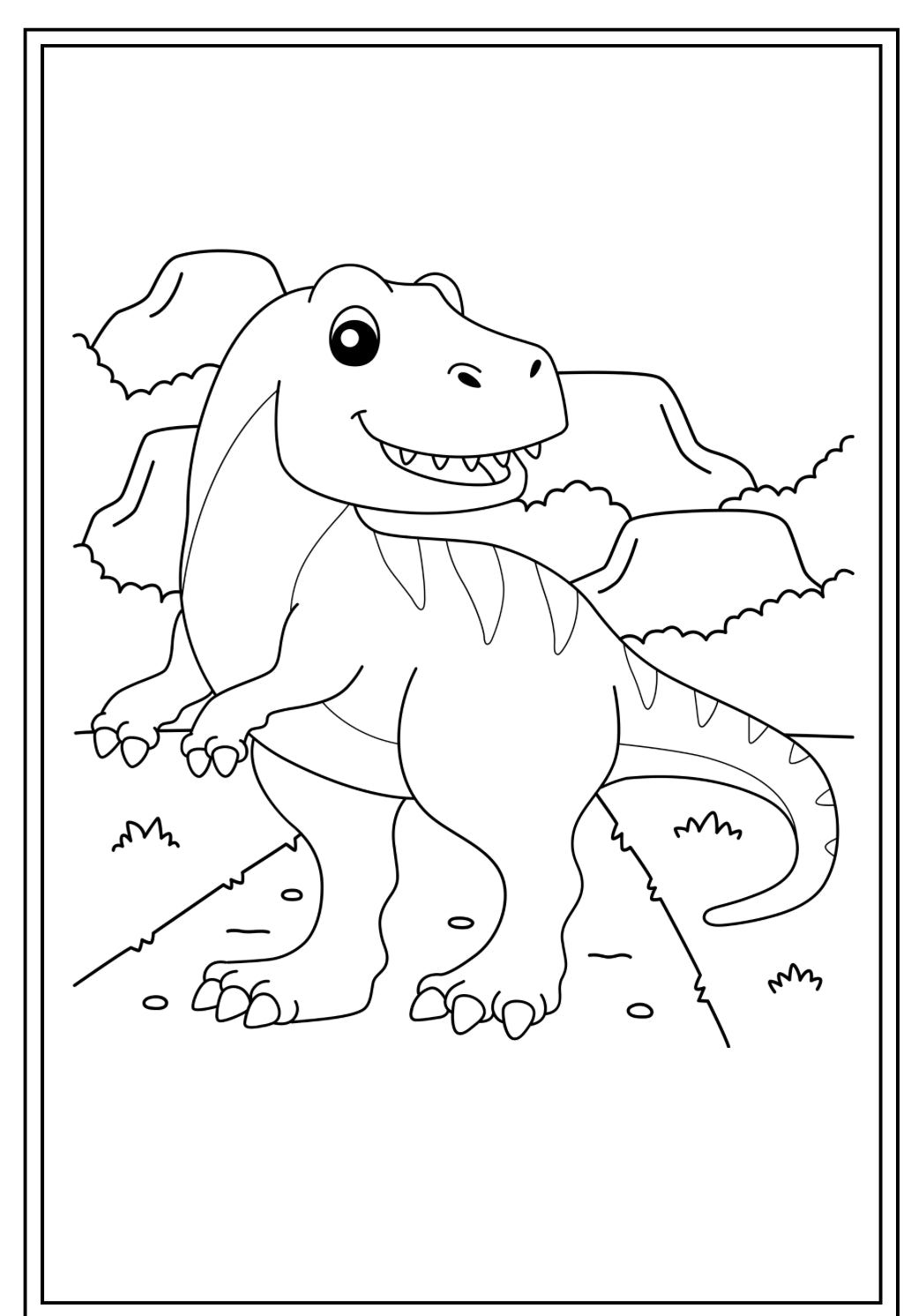 Dinossauros Fantásticos – Livro de Colorir