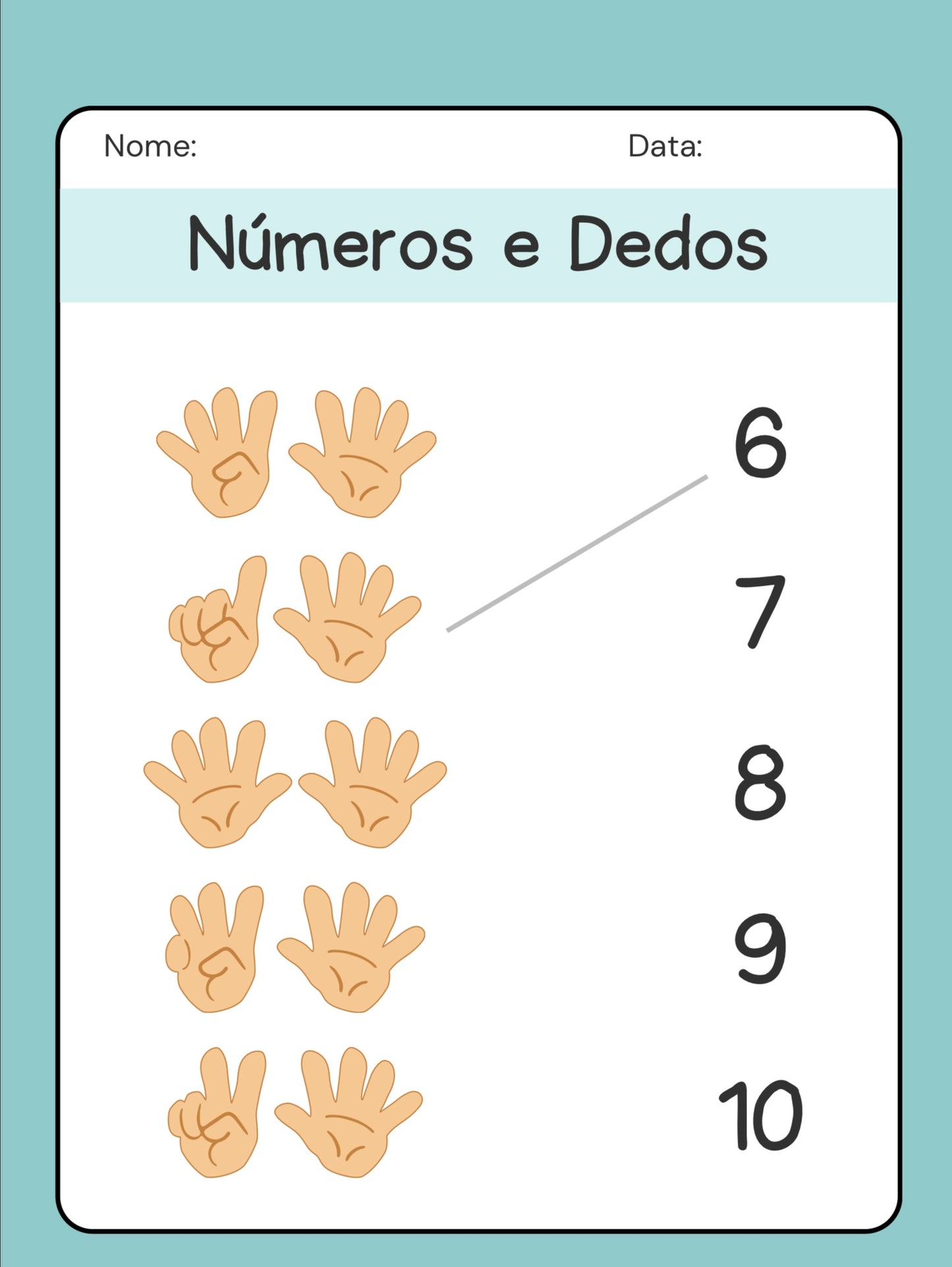 Números e Dedos