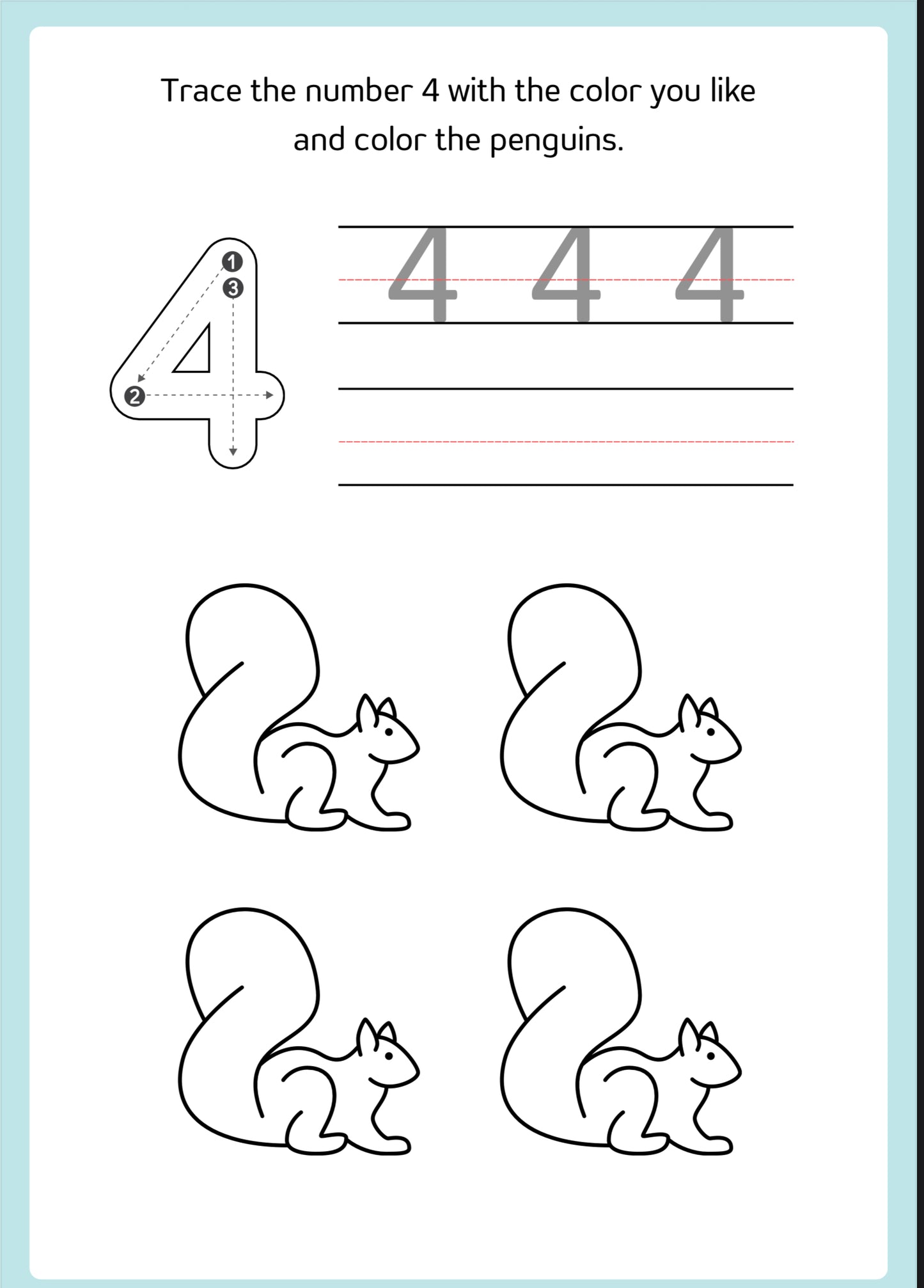 Aprende os Números com Animais