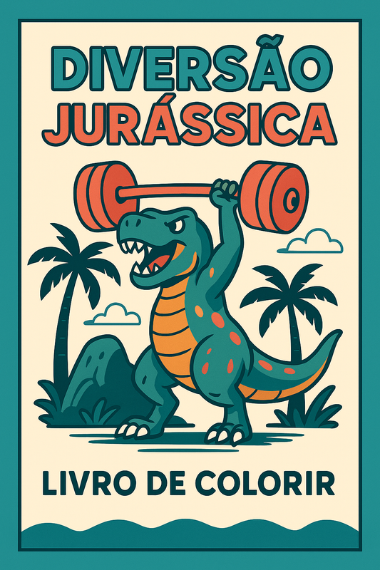 Diversão Jurássica – Livro de Colorir”