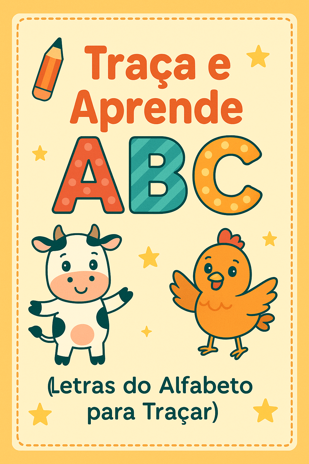 Traça e Aprende: ABC