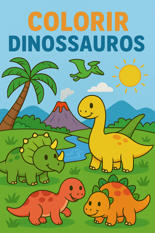Colorir Dinossauros