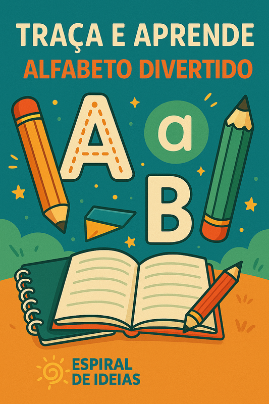 Traça e Aprende: Alfabeto Divertido