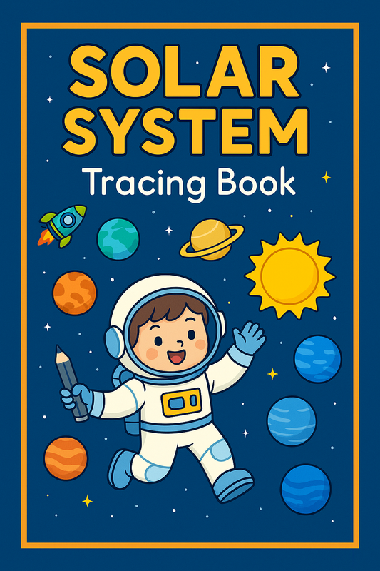 Descobre o Sistema Solar – Atividades de Traçado em Inglês