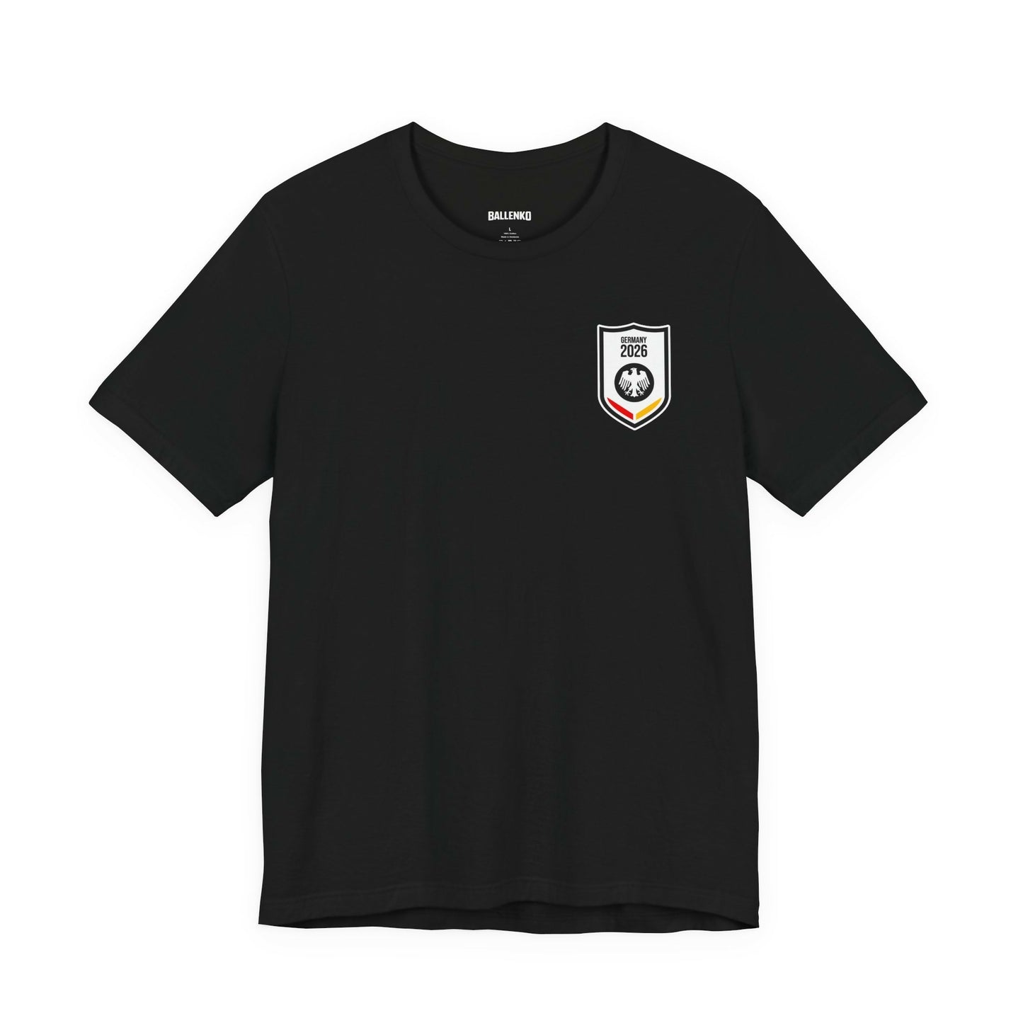 Ordnung muss sein 10 Graphic tee — German Crest Casual Soccer Jersey Style Shirt