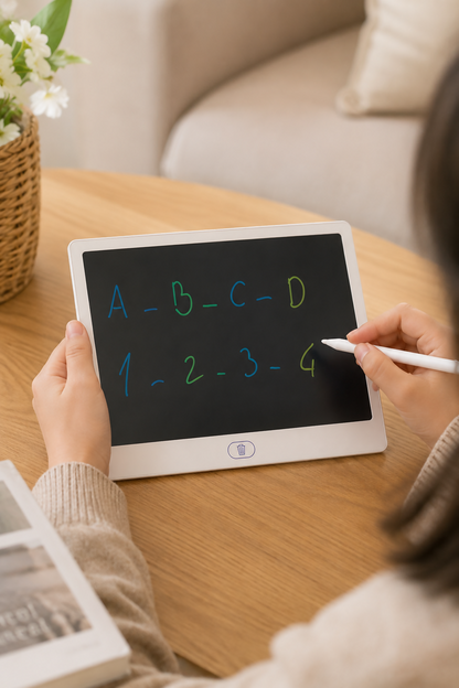Tablet LCD para Escrita e Desenho 8,5" com Caneta – Quadro Mágico Reutilizável