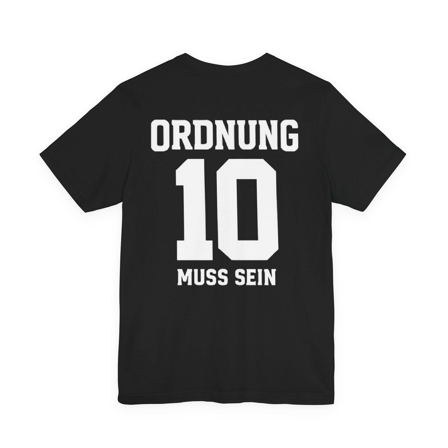 Ordnung muss sein 10 Graphic tee — German Crest Casual Soccer Jersey Style Shirt