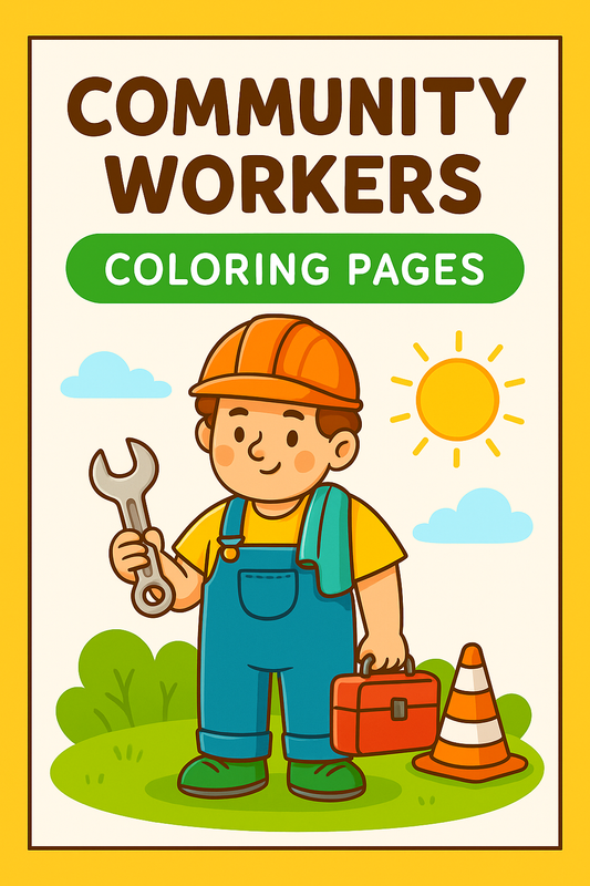 Vamos Colorir as Profissões em Inglês