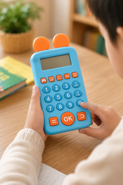 Brinquedo Educativo Interativo de Matemática para Crianças com Sons e Ecrã LCD