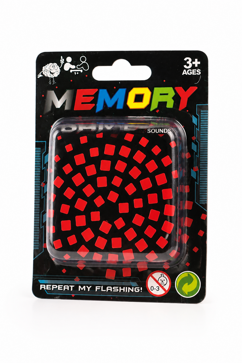Jogo de Memória Eletrónico com Luzes e Sons – Brinquedo Educativo para Crianças