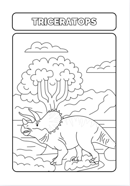 JURÁSSICO DIVERTIDO PINTA OS DINOSSAUROS