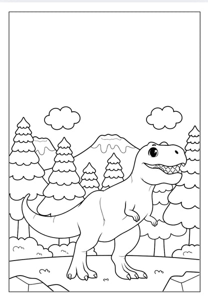 Colorir Dinossauros