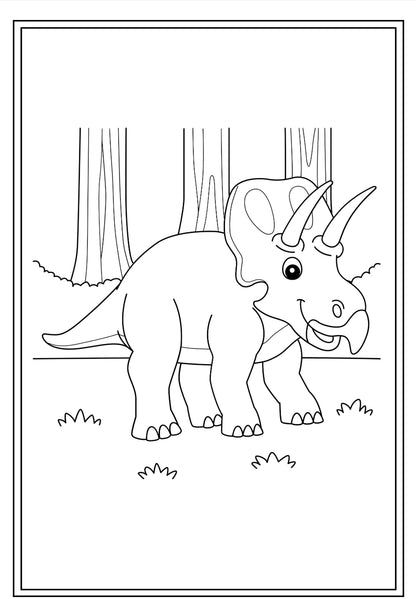 Dinossauros Fantásticos – Livro de Colorir