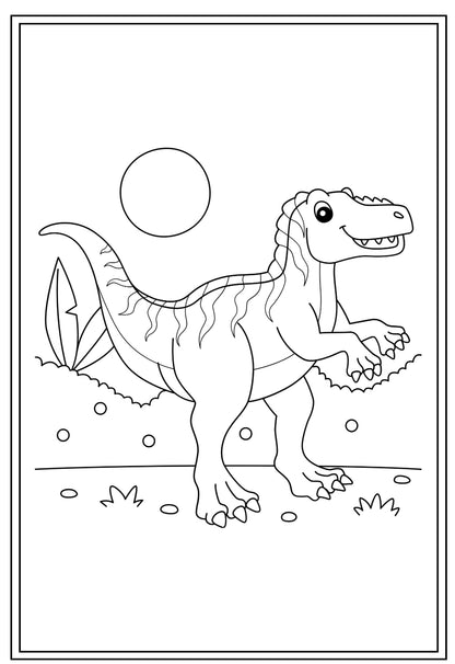 Dinossauros Fantásticos – Livro de Colorir