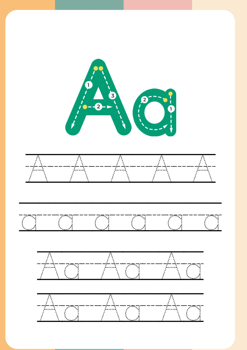 Traça e Aprende: ABC