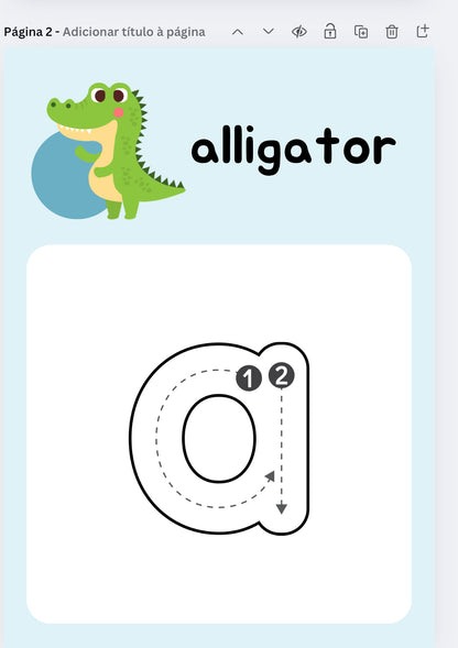 Alfabeto Divertido dos Animais