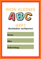 Mein kleines ABC-Heft (Buchstaben nachzeichnen)