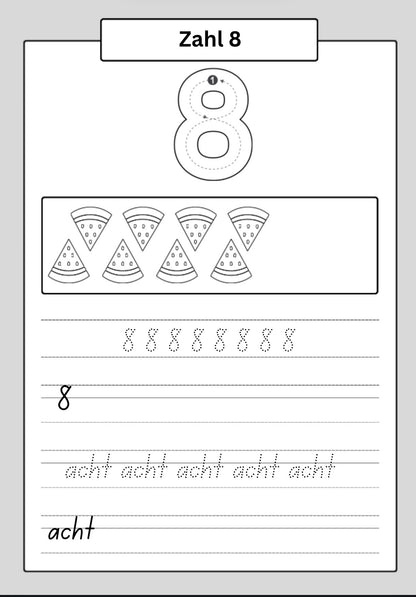 Lass uns die Zahlen lernen