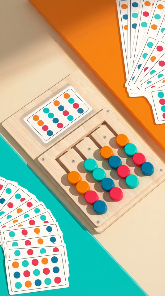 Labirinto Lógico Montessori - Jogo das Cores
