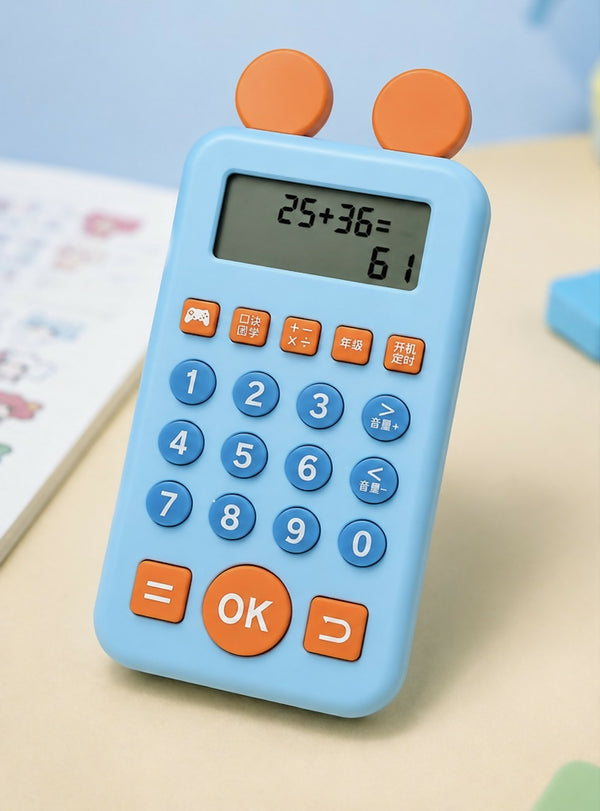 Brinquedo Educativo Interativo de Matemática para Crianças com Sons e Ecrã LCD