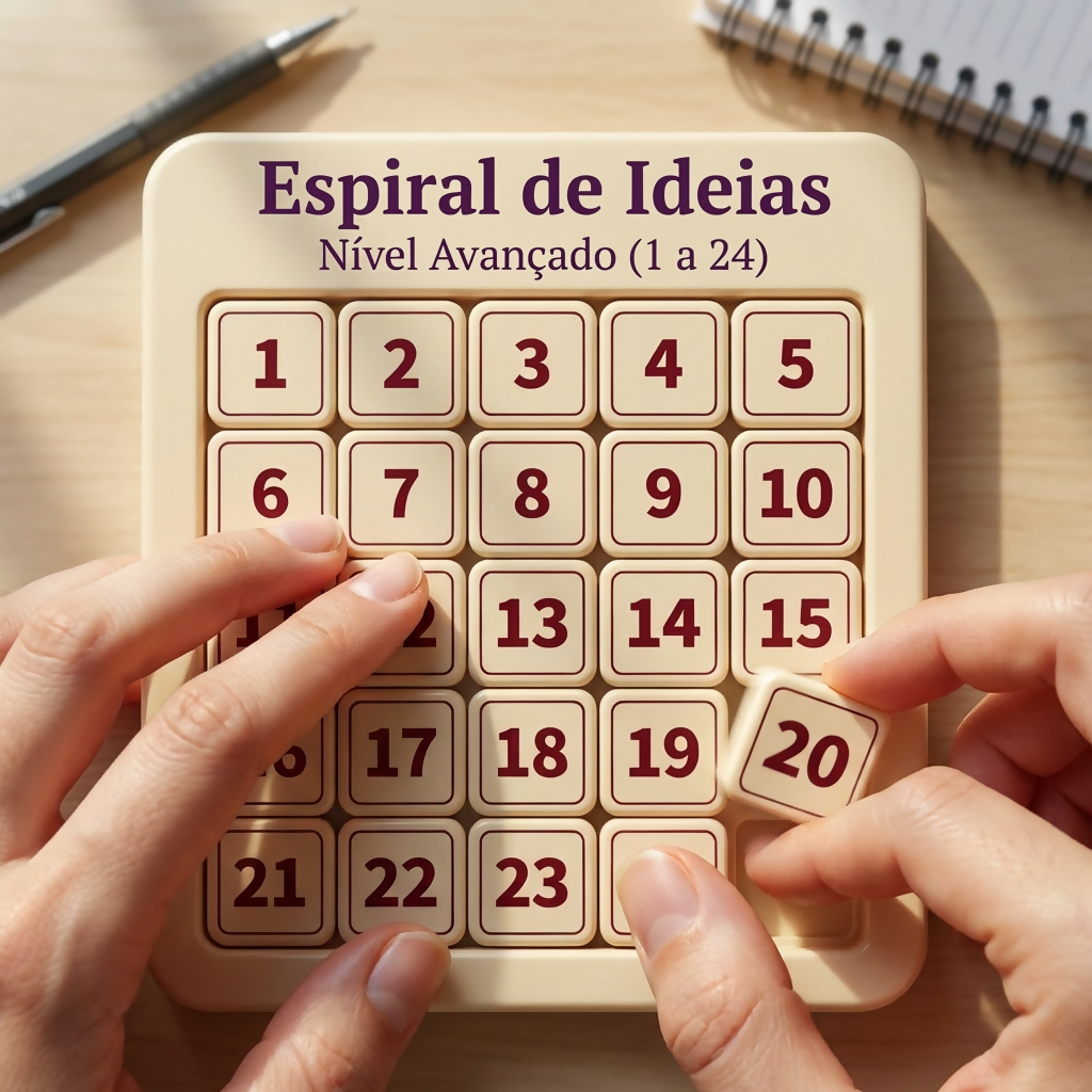 Jogo Lógico Deslizante de Números (Podes acrescentar "Nível Iniciante" ou "Avançado" dependendo do tamanho)