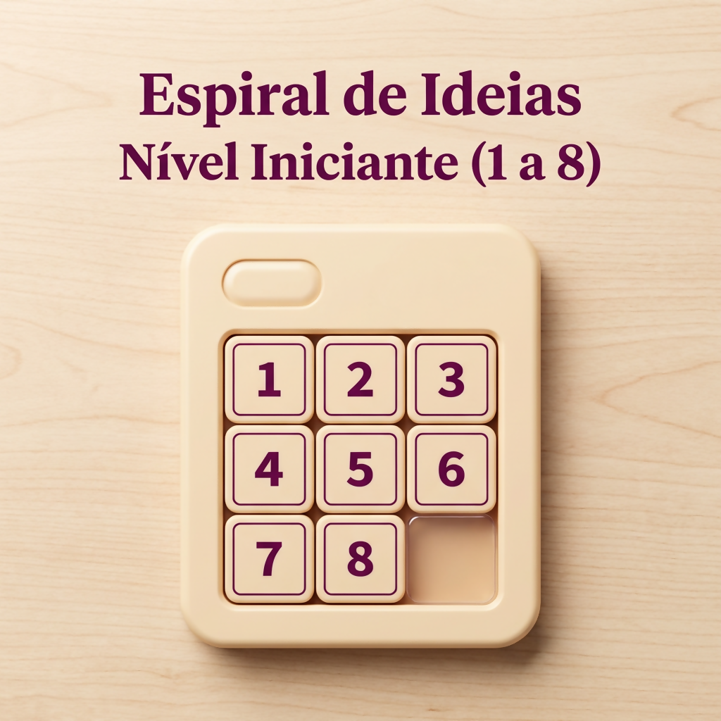 Jogo Lógico Deslizante de Números (Podes acrescentar "Nível Iniciante" ou "Avançado" dependendo do tamanho)