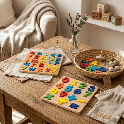 Quadro Educativo Montessori em Madeira