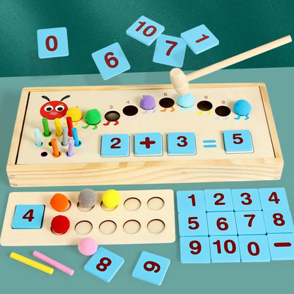 Quadro Matemático da Lagarta Montessori