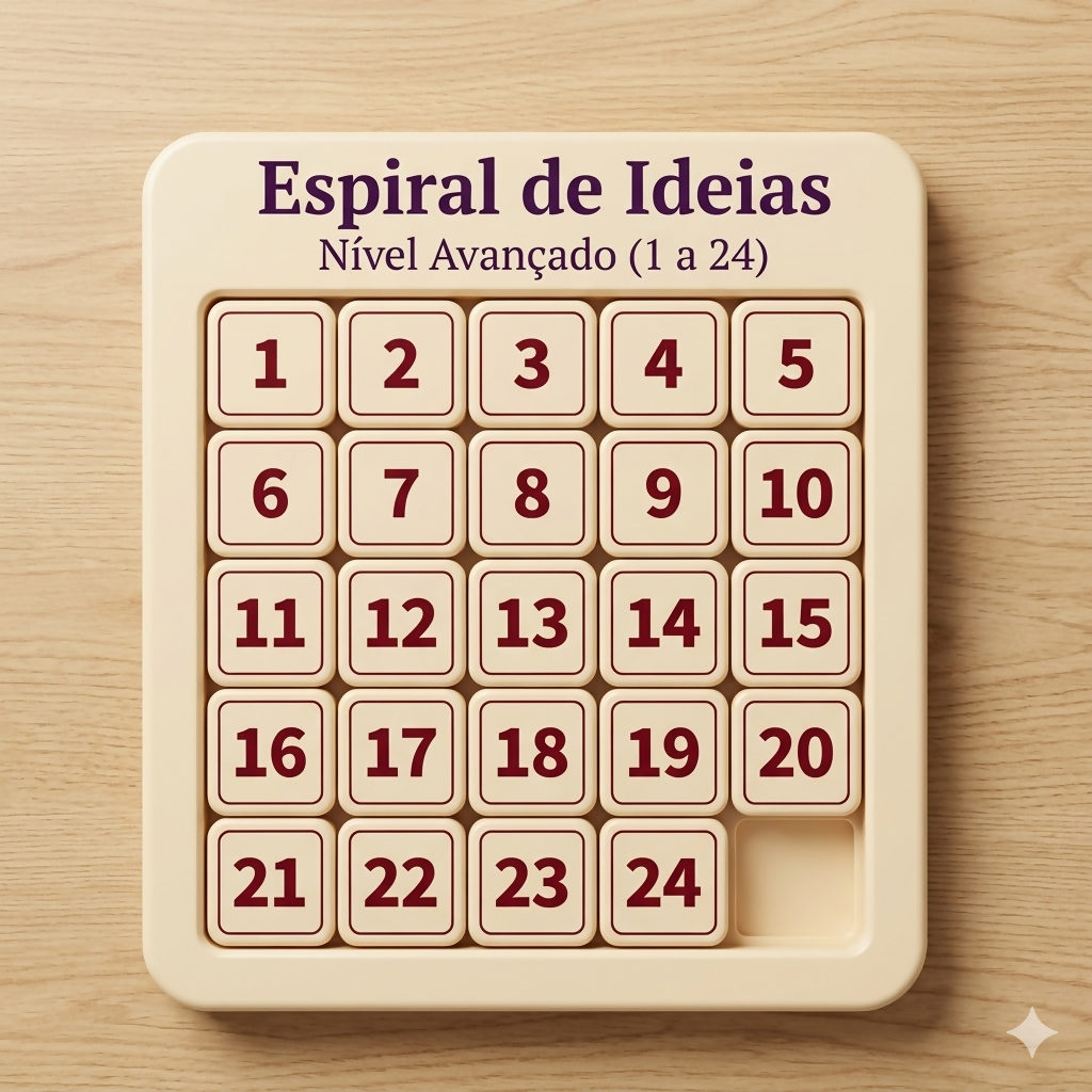Jogo Lógico Deslizante de Números (Podes acrescentar "Nível Iniciante" ou "Avançado" dependendo do tamanho)