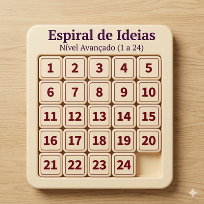 Jogo Lógico Deslizante de Números (Podes acrescentar "Nível Iniciante" ou "Avançado" dependendo do tamanho)