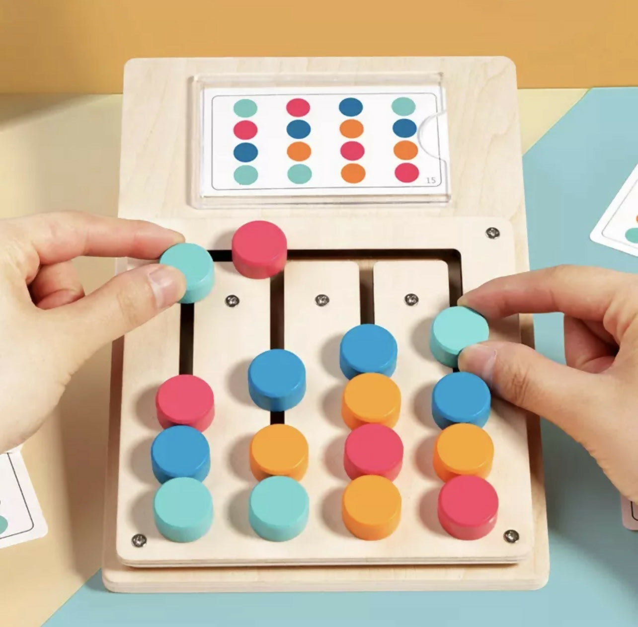 Labirinto Lógico Montessori - Jogo das Cores