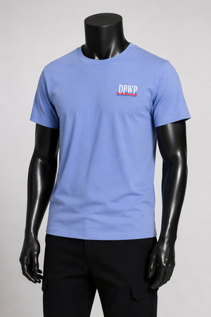 T-Shirt Azul DPWP para Homem – Manga Curta