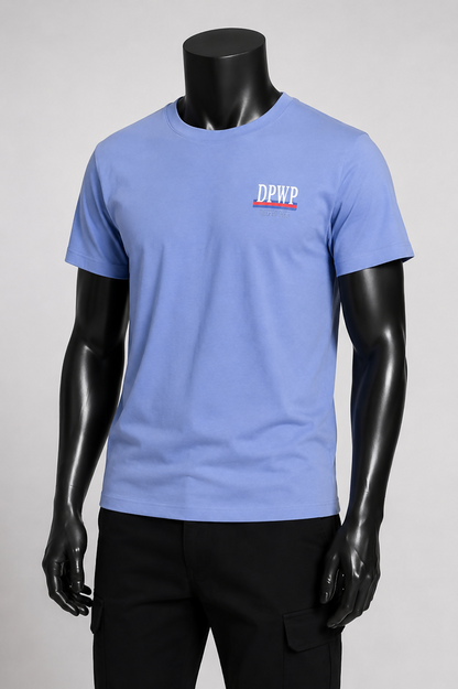 T-Shirt Azul DPWP para Homem – Manga Curta
