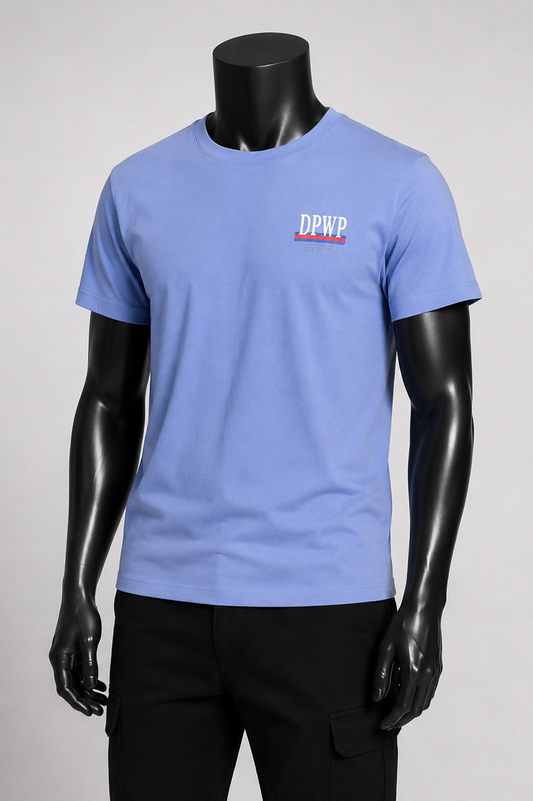 T-Shirt Azul DPWP para Homem – Manga Curta