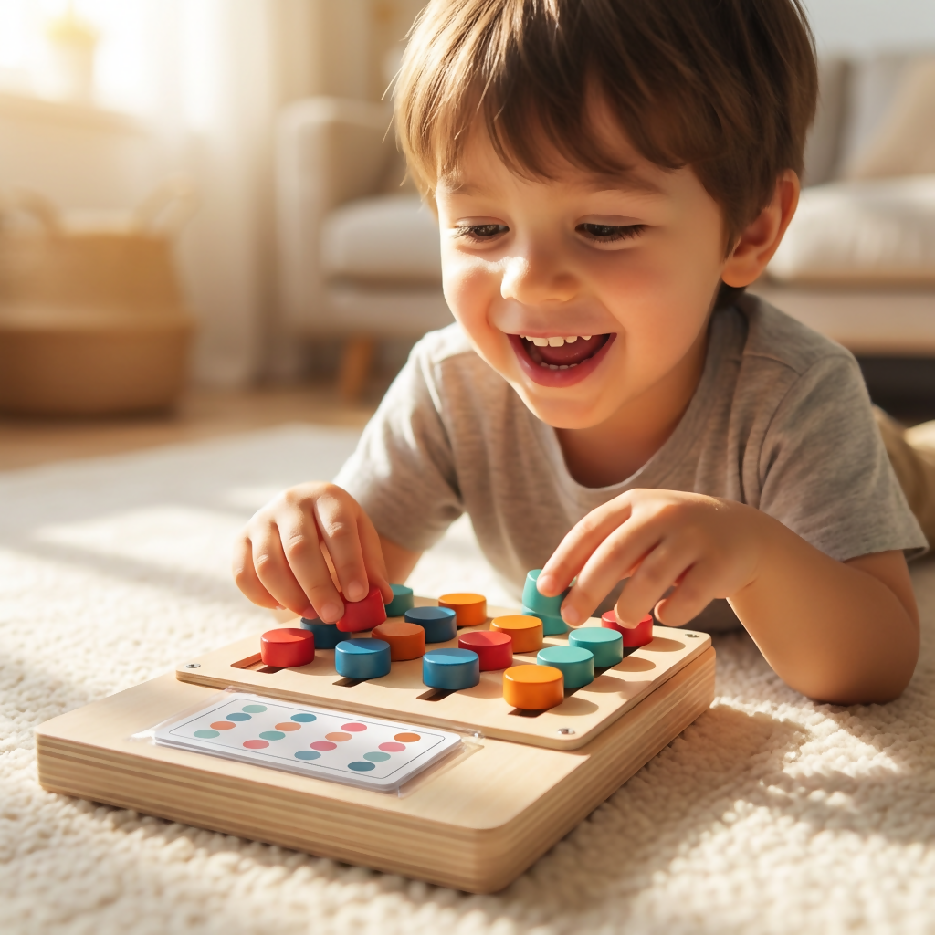 Labirinto Lógico Montessori - Jogo das Cores