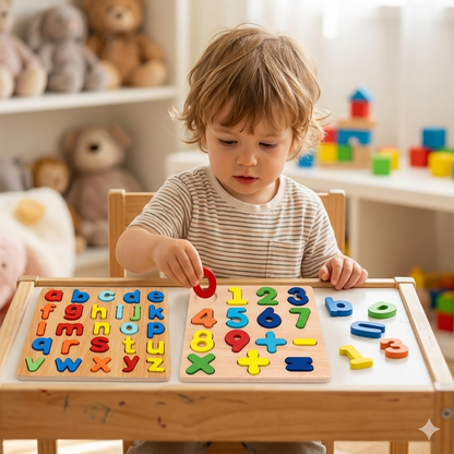 Quadro Educativo Montessori em Madeira