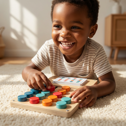 Labirinto Lógico Montessori - Jogo das Cores