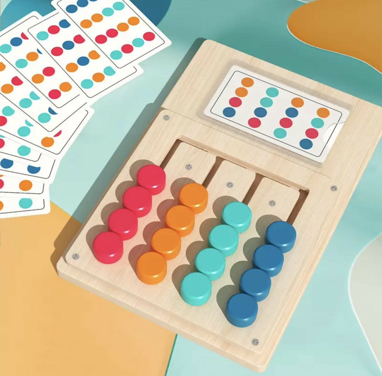 Labirinto Lógico Montessori - Jogo das Cores